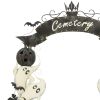 Large Halloween Cemetery Arch with LED Lights