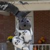 Large Halloween Cemetery Arch with LED Lights