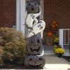 Large Halloween Cemetery Arch with LED Lights