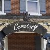 Large Halloween Cemetery Arch with LED Lights