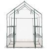 Greenhouse with 8 Shelves 4.7'x4.7'x6.4'