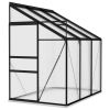 Greenhouse Anthracite Aluminum 140.1 ft³