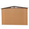 8' x 8'ft Outdoor Storage Shed Kit-Perfect to Store Patio Furniture, Garden Tools Bike Accessories, Beach Chairs and Lawn Mower XH