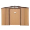 8' x 8'ft Outdoor Storage Shed Kit-Perfect to Store Patio Furniture, Garden Tools Bike Accessories, Beach Chairs and Lawn Mower XH